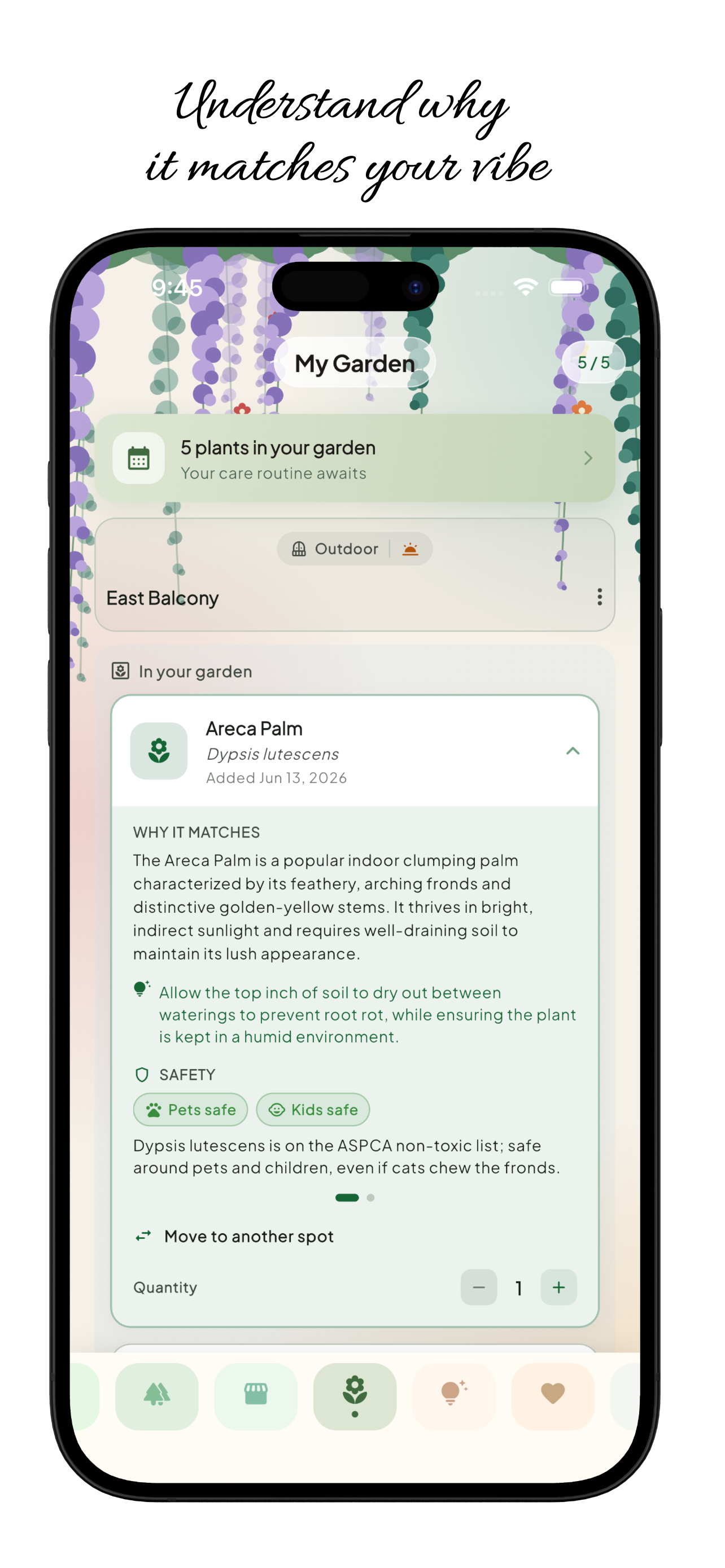 My Garden plant collection and care overview
